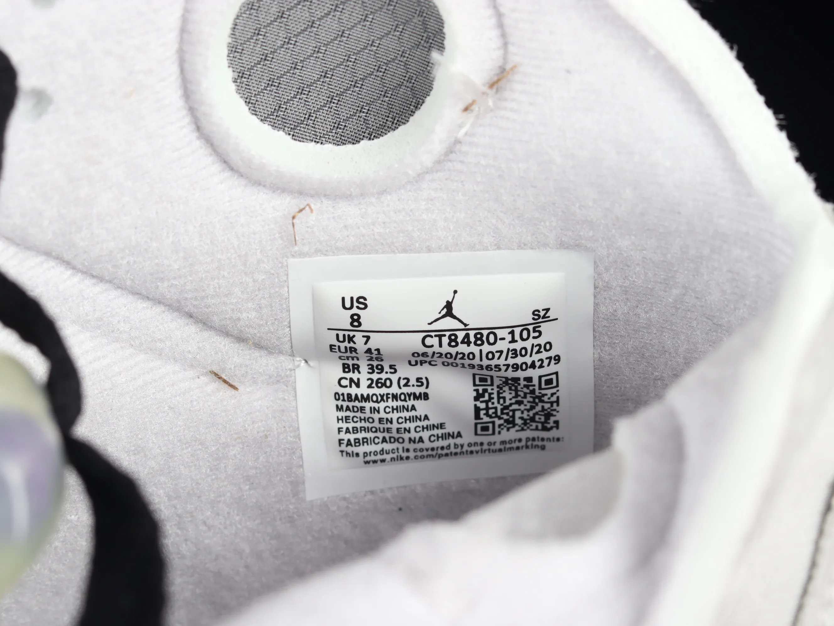 All categories Air Jordan Jordan series basketball shoes Air Jordan 5 OF x Air Jordan 5 Retro SP AJ5 Joe 5 joint model Grape Gray CT8480-105